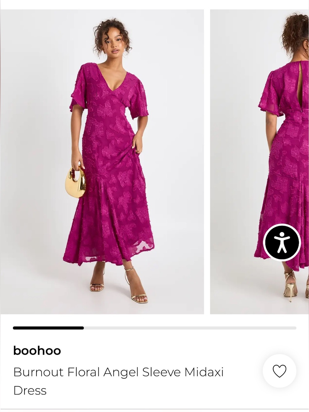 Boohoo formal dress NWT